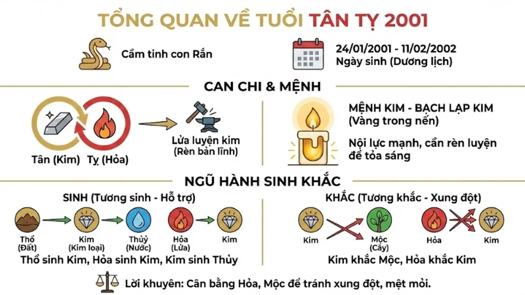 2001 là mệnh kim gì - ứng dụng phong thủy 2026 2001 là mệnh kim gì khi ứng dụng phong thủy năm 2026