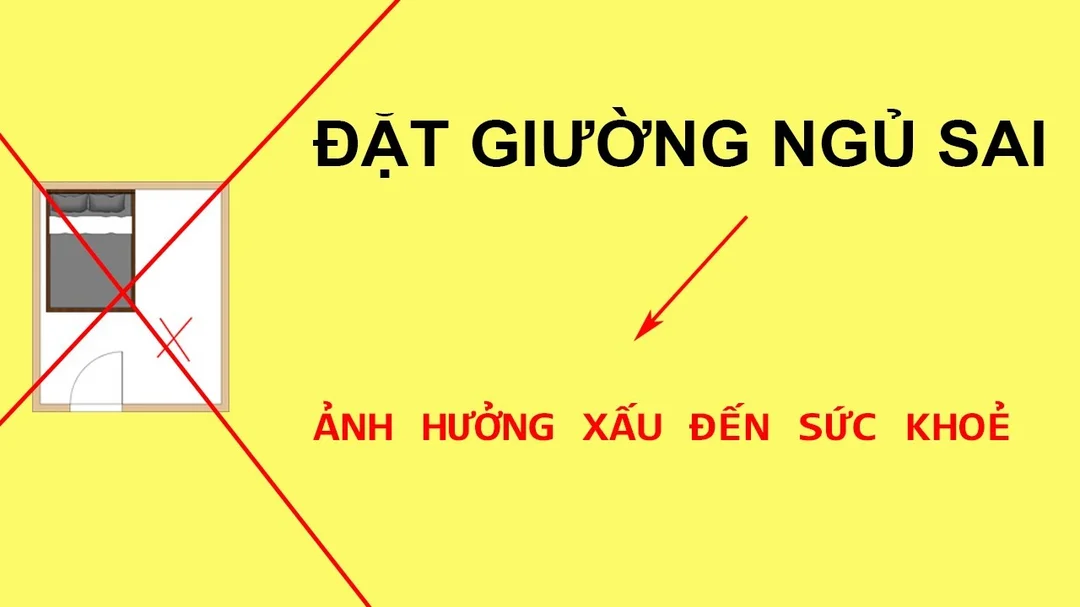 5 điều đại kỵ khi kê giường ngủ theo phong thủy