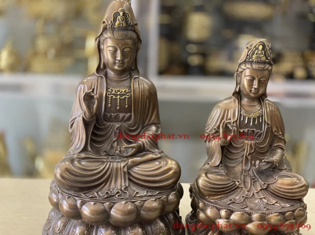 Cửa hàng tượng Quan Âm nhiều chất liệu Ảnh thỉnh tượng quan âm tại cửa hàng tượng Phật