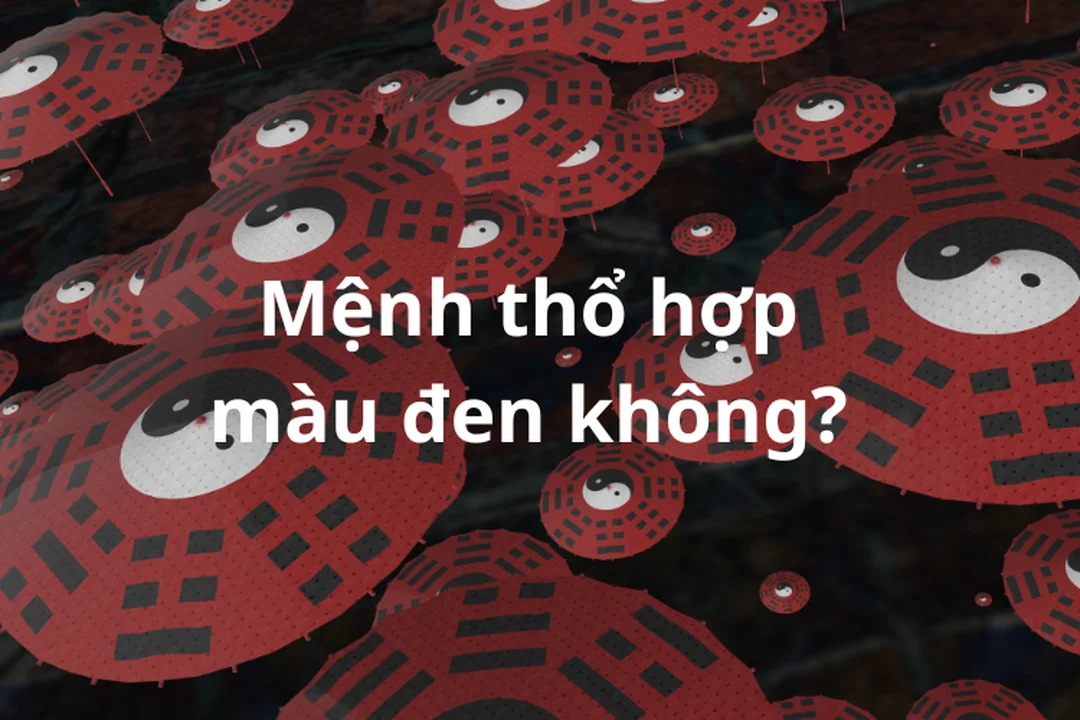 bảng màu mệnh thổ hợp màu đen không và các màu nên dùng
