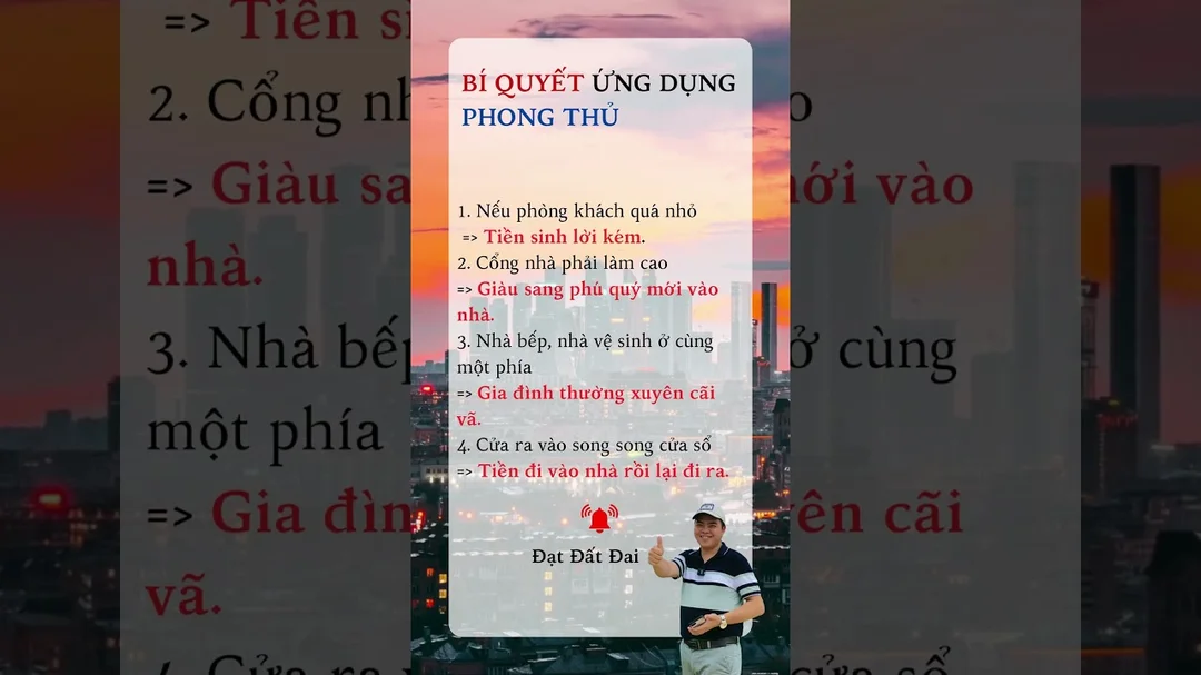 Bí quyết ứng dụng phong thủy nhà ở Việt Nam