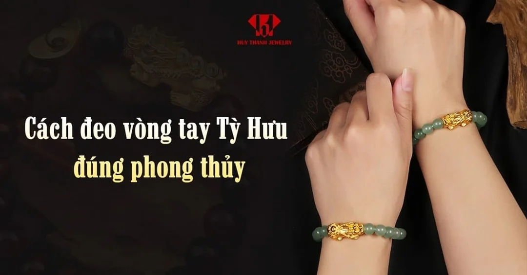 cách đeo vòng tay tỳ hưu quay hướng nào khi đeo tay trái hoặc tay phải