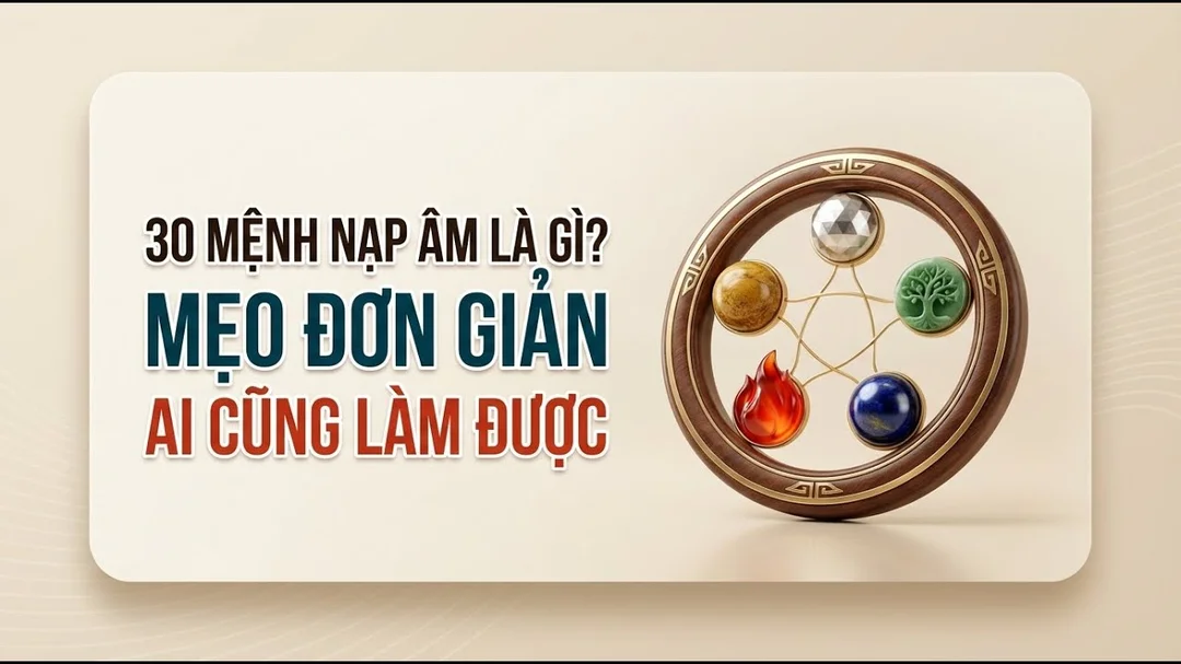 Cách nhớ 30 loại mệnh nạp âm siêu dễ