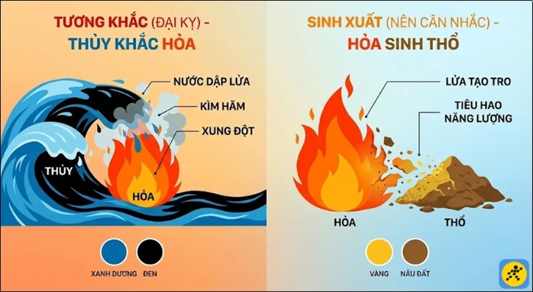 Câu hỏi thường gặp về mệnh Hỏa hợp màu gì kỵ màu gì trong đời sống
