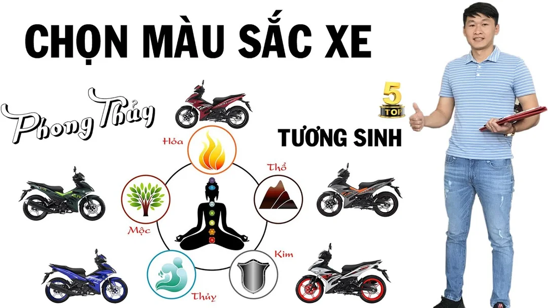 Chọn màu sắc xe theo phong thủy