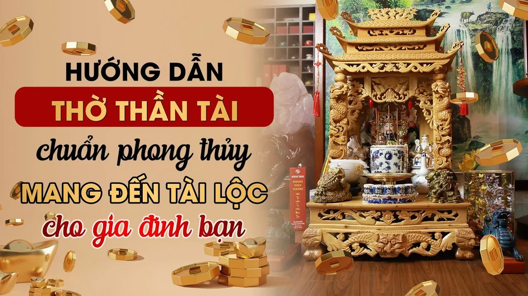 Hướng dẫn thờ Thần Tài Ông Địa đúng phong thủy