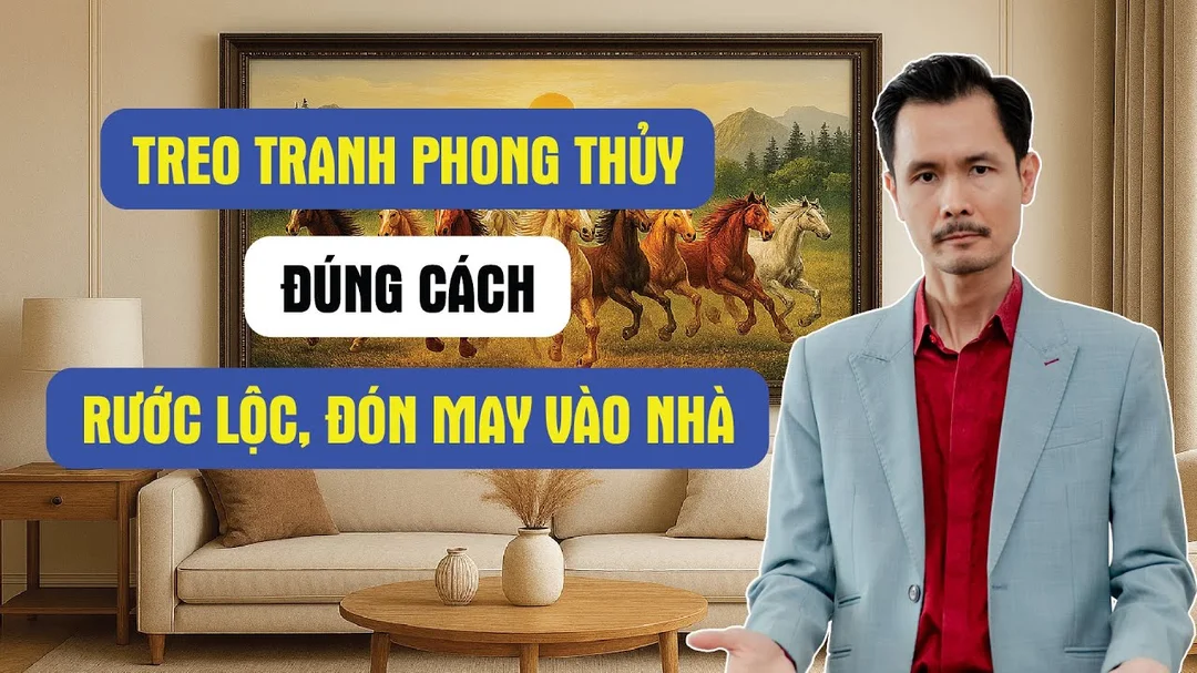 Hướng dẫn treo tranh phong thủy đúng cách