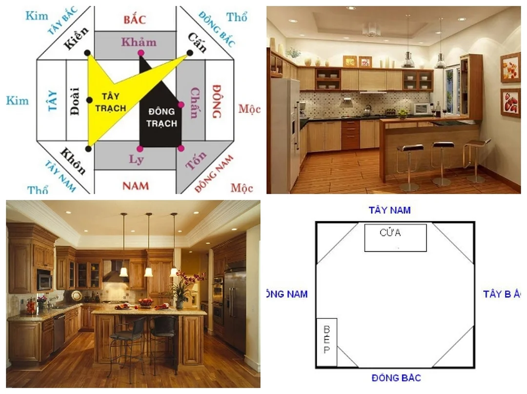 kiến thức phong thủy nhà ở cho khu bếp và không gian sinh hoạt gia đình