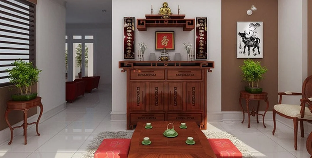 lỗi phong thủy nhà ở khi bàn thờ đối diện nhà vệ sinh làm giảm sự trang nghiêm