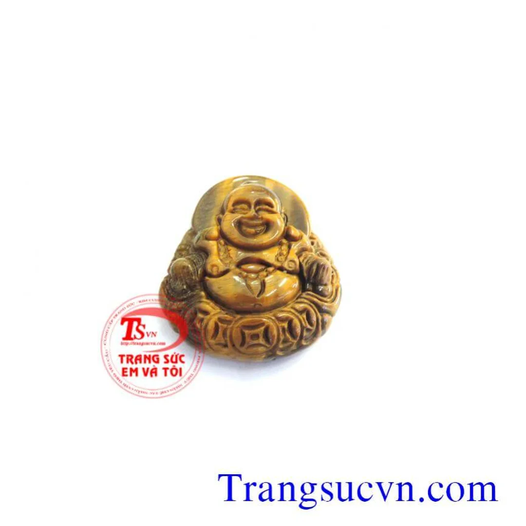 Mặt Phật Đá Mắt Hổ Vân Vàng Nâu mặt phật đá mắt hổ vân vàng nâu