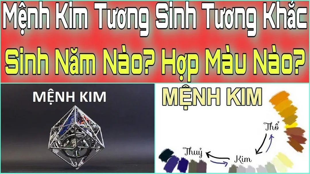 Mệnh Kim sinh năm nào và hợp màu gì