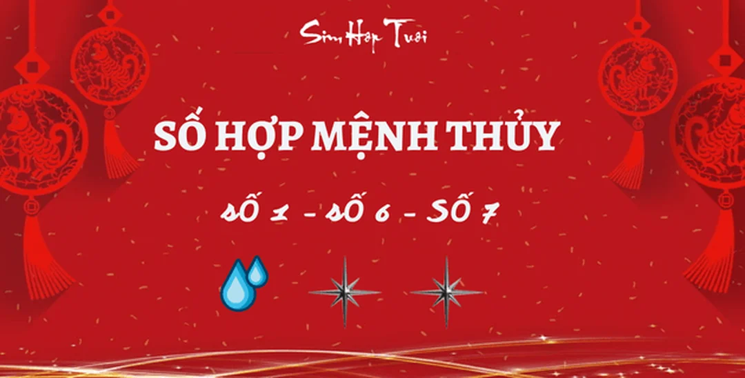 mệnh thủy hợp số nào khi chọn sim phong thủy