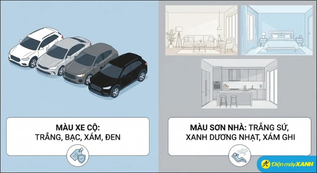 người mệnh thủy hợp màu gì khi chọn xe nhà và trang phục