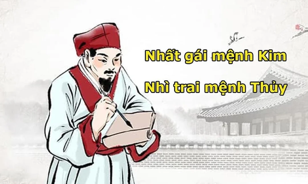 Quy luật Kim sinh Thuỷ trong ngũ hành nhất gái mệnh kim nhì trai mệnh thuỷ trong quy luật kim sinh thủy