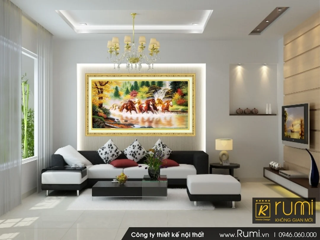 Lỗi phong thủy phòng khách tuổi Bính Thìn Phòng khách tuổi Bính Thìn cần tránh bố trí bí và tối