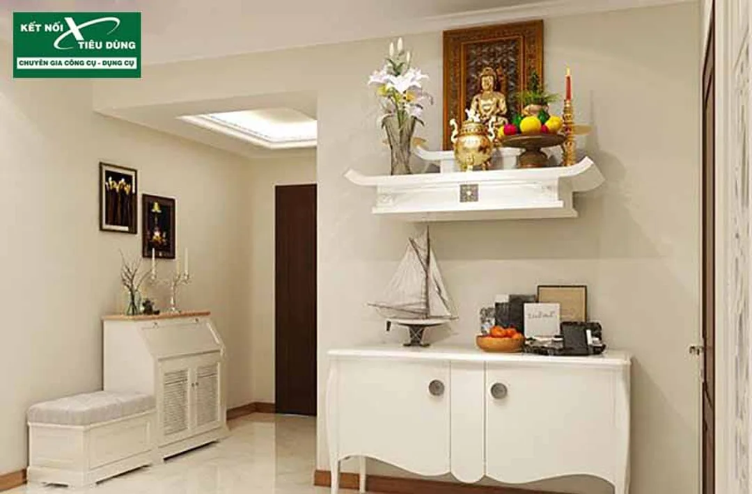 phong thủy bàn thờ gia tiên trong nhà nhỏ cần tránh vị trí lộ liễu