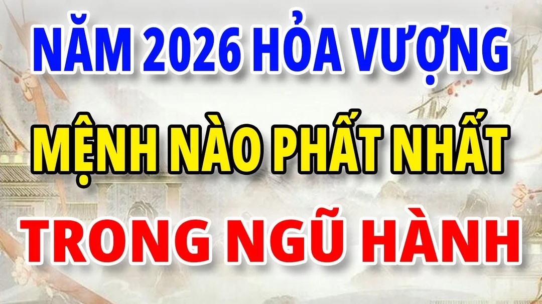 Phong thủy ngũ hành năm 2026 Hỏa vượng