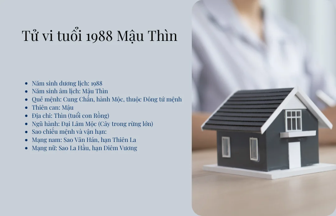 phong thủy nhà ở tuổi mậu thìn 1988 bố trí cửa giường bếp bàn thờ