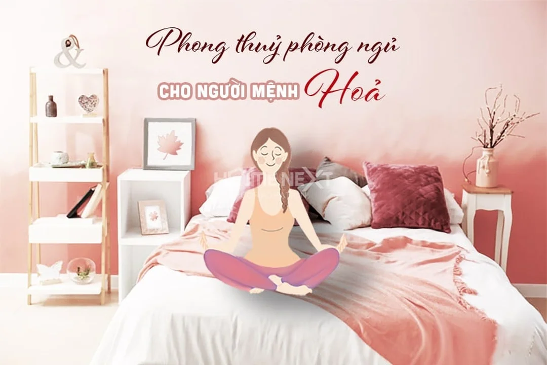 phong thủy phòng ngủ cho vợ chồng mệnh hỏa với nội thất gỗ