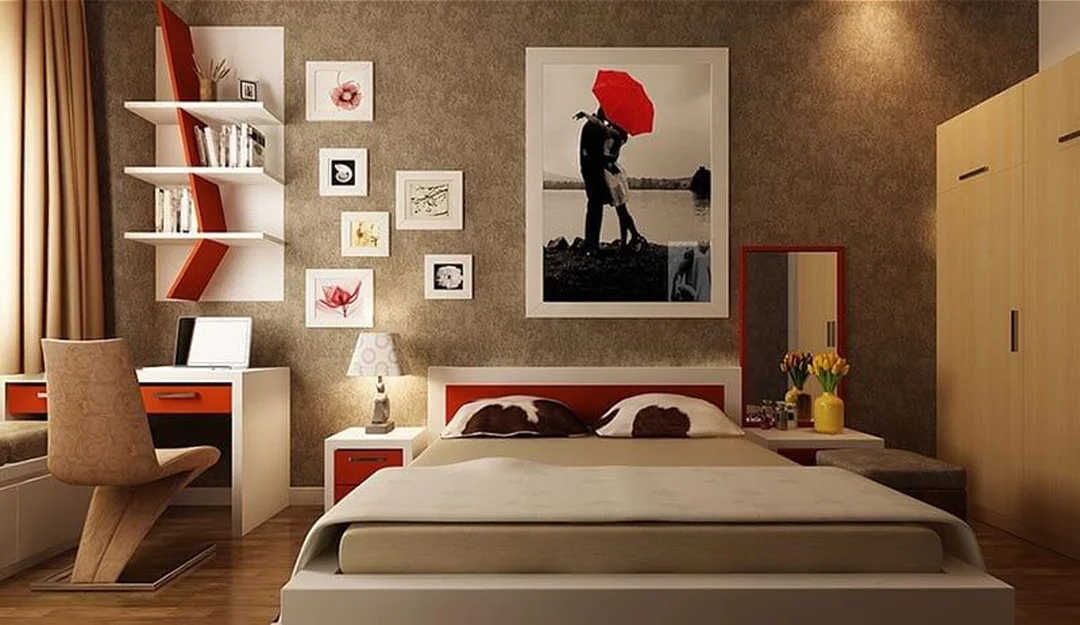 phong thủy phòng ngủ để sinh con trai với giường ngủ chắc chắn