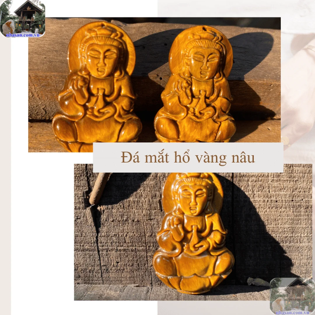 Đá mắt hổ vàng nâu hợp mệnh nào tác dụng của đá mắt hổ vàng nâu cho mệnh Thổ và mệnh Kim