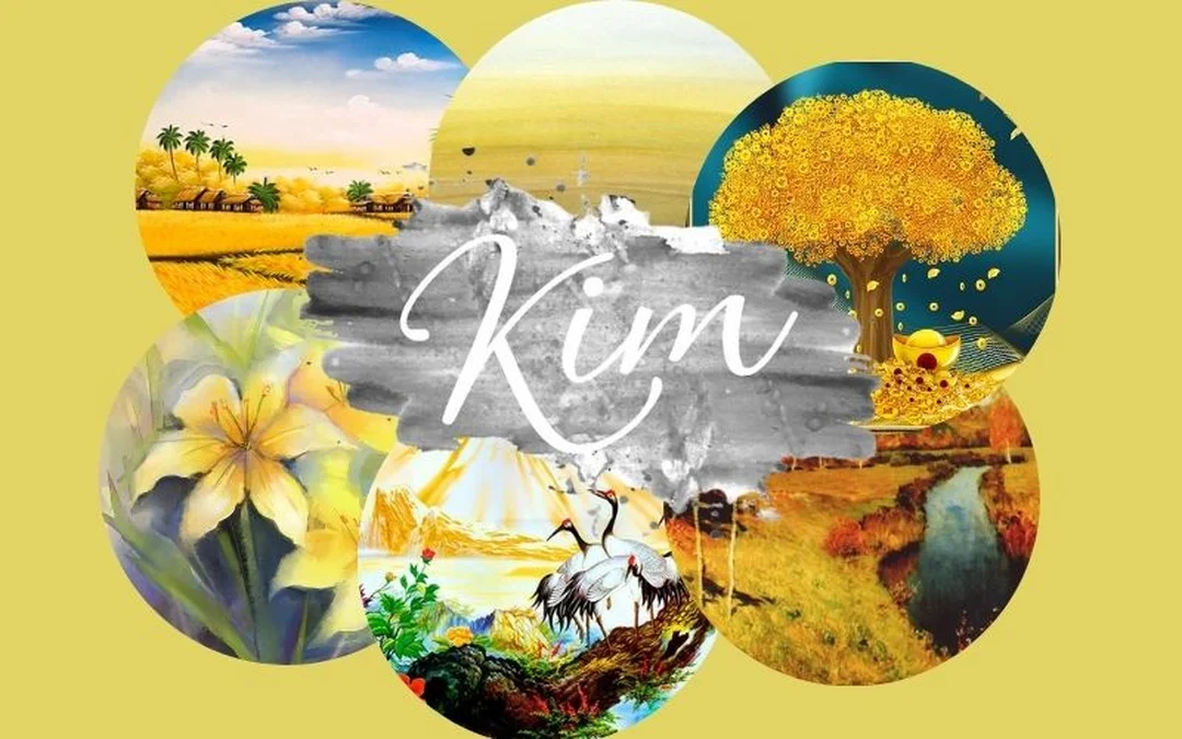 Tranh phong thủy phòng khách cho người mệnh Kim Tranh phong thủy phòng khách cho người mệnh Kim tông vàng trắng