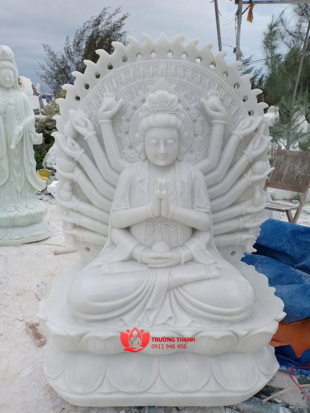 tượng quan âm thiên thủ thiên nhãn nhiều tay mắt tinh xảo