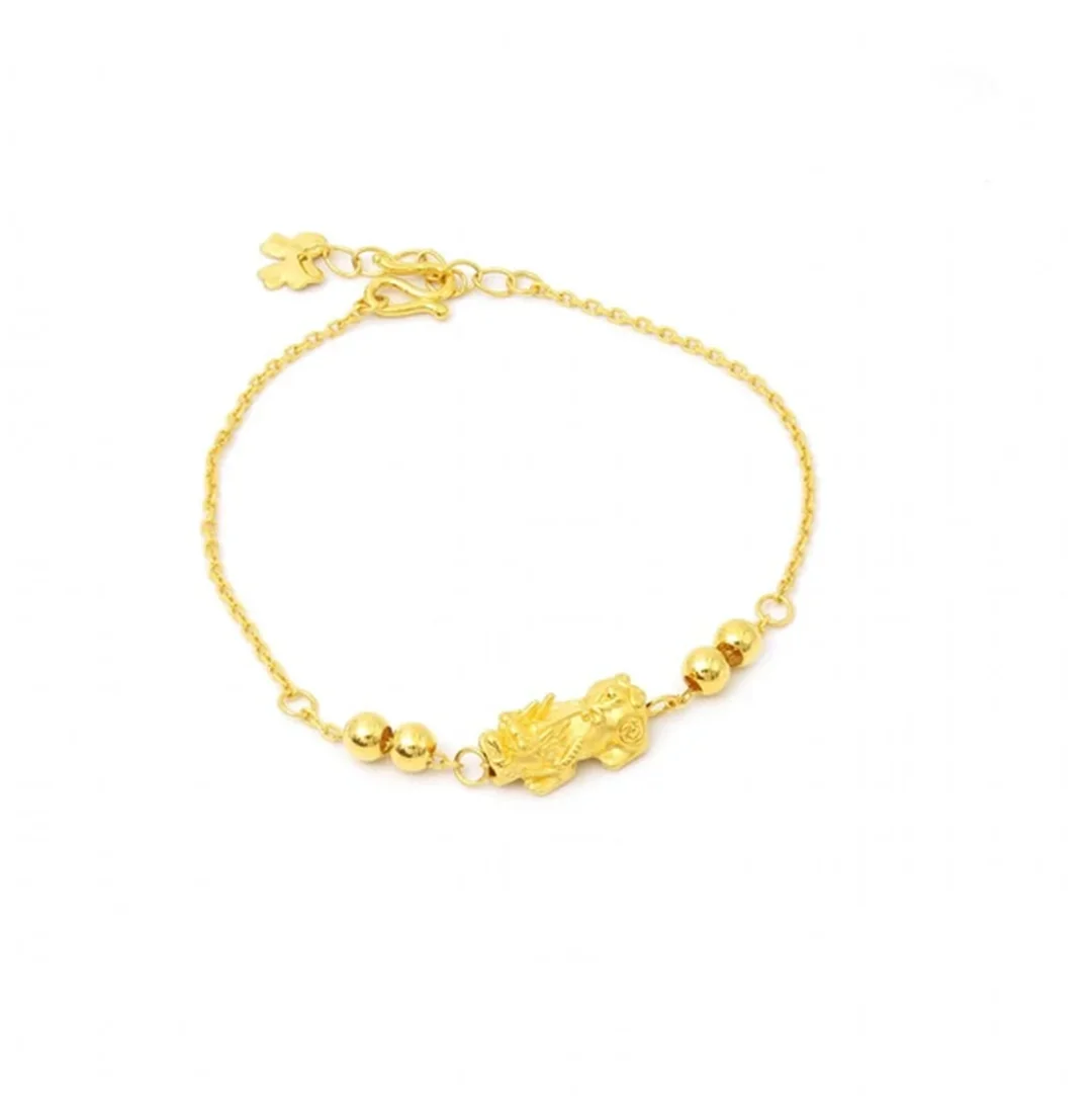 tỳ hưu vàng 18k 1 chỉ biểu tượng thu hút tài lộc hóa giải vận xui
