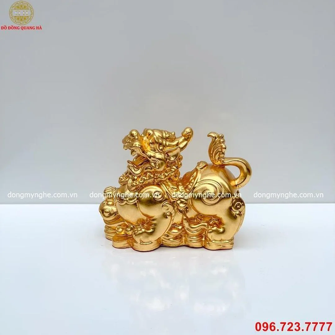 tỳ hưu vàng 24k dùng làm quà tặng phong thủy