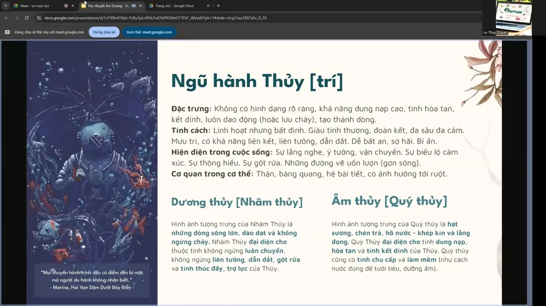 Video giải thích học thuyết âm dương ngũ hành và cách đọc bản mệnh