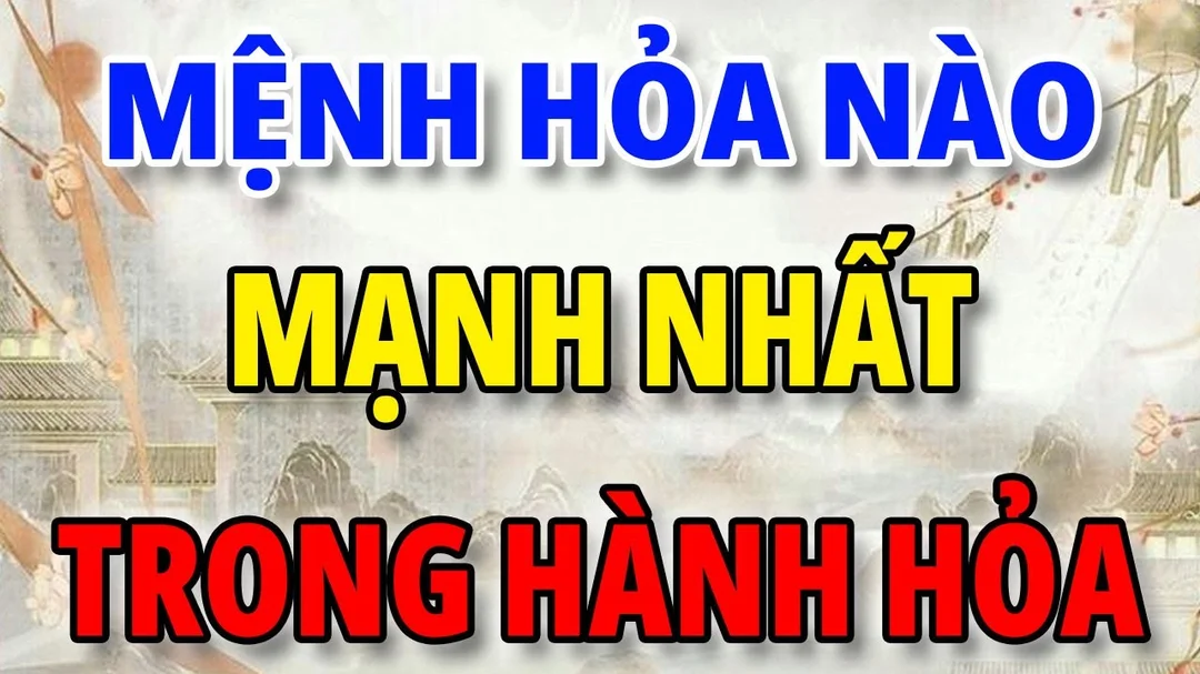 Video giải thích mệnh Hỏa nào mạnh nhất trong ngũ hành