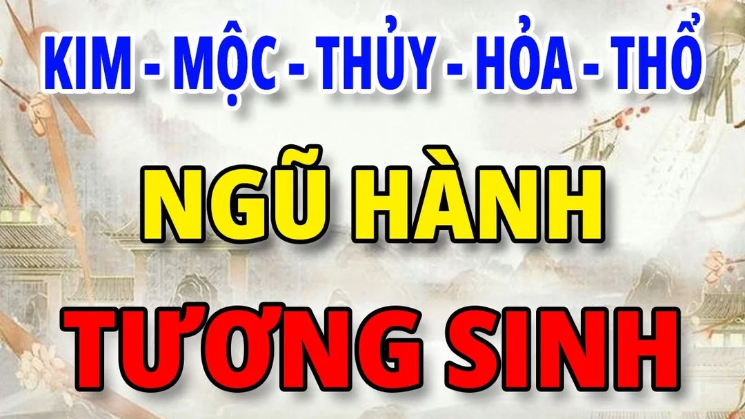 Video giải thích ngũ hành tương sinh Kim Mộc Thủy Hỏa Thổ