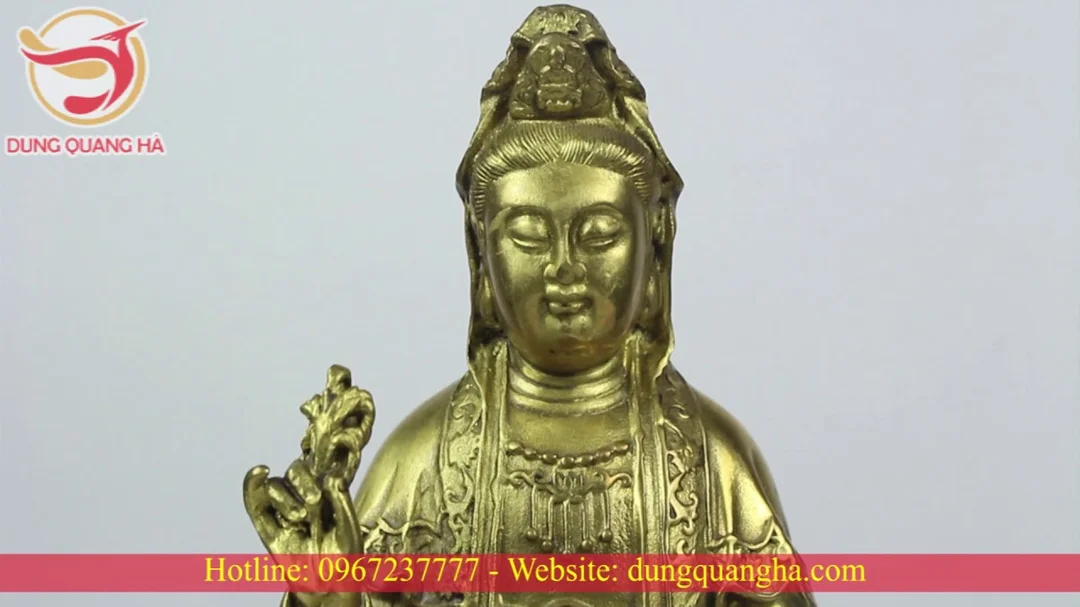 Video giới thiệu tượng Phật Bà Quan Âm bằng đồng