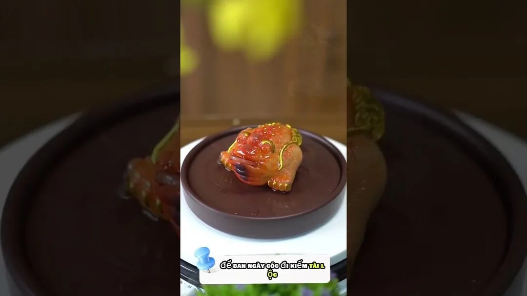 Video hướng dẫn cách đặt cóc ba chân ngậm đồng xu