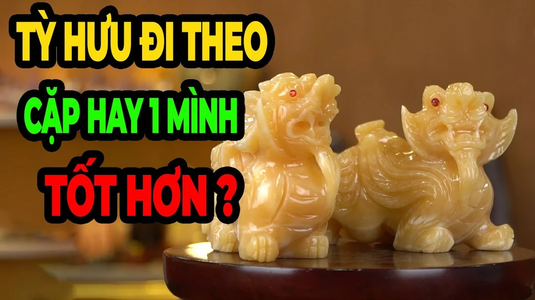 Video hướng dẫn chọn một hay cặp Tỳ Hưu phong thủy