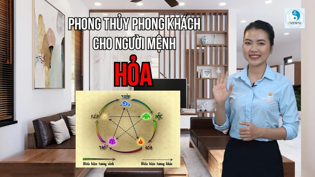 Video hướng dẫn phong thủy phòng khách cho người mệnh Hỏa
