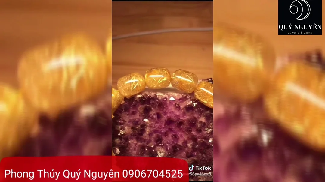 Video hướng dẫn xem vòng thạch anh tóc vàng phong thủy