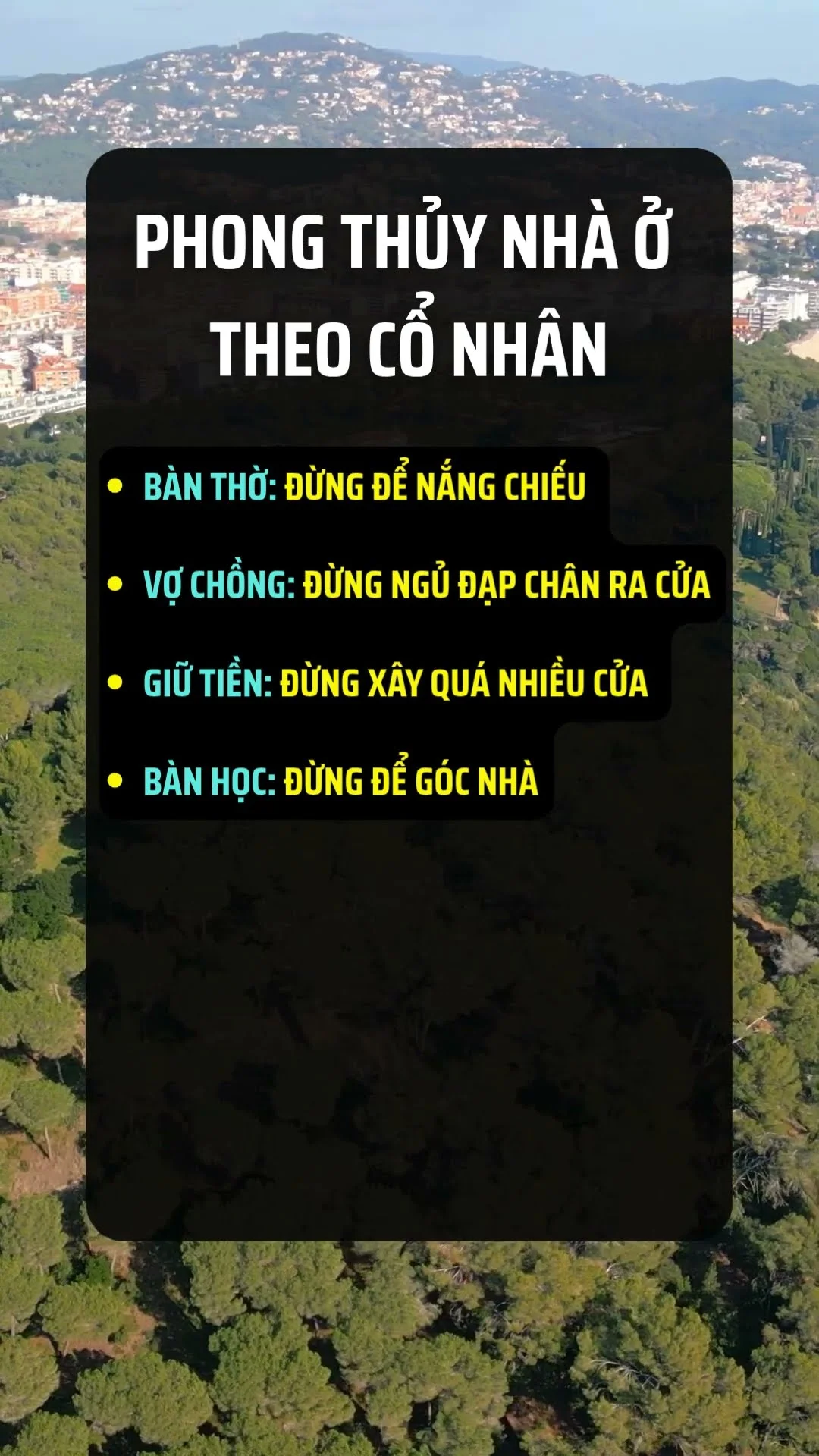 video phong thủy nhà ở kiểm tra phòng khách và tài vị