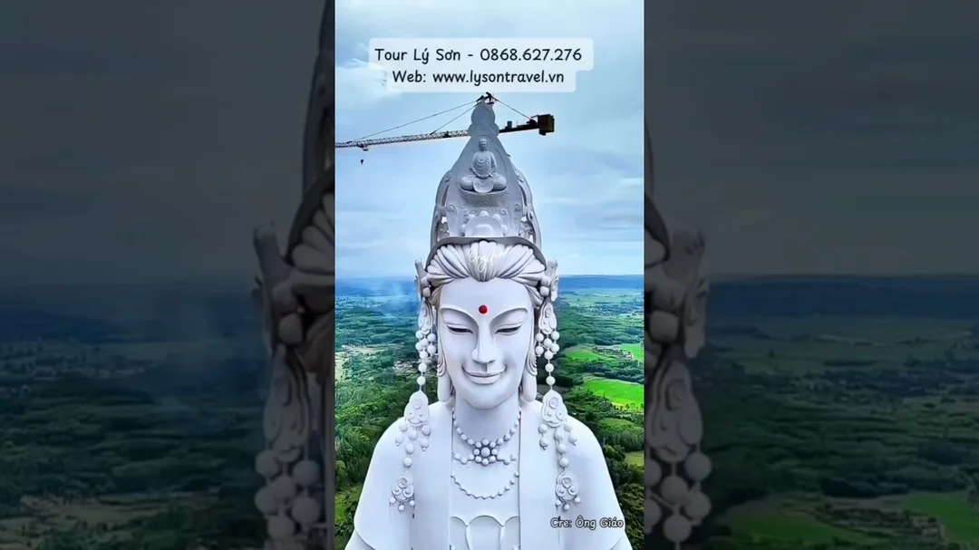 Video tham quan tượng Quan Âm chùa Minh Đức cao 125m