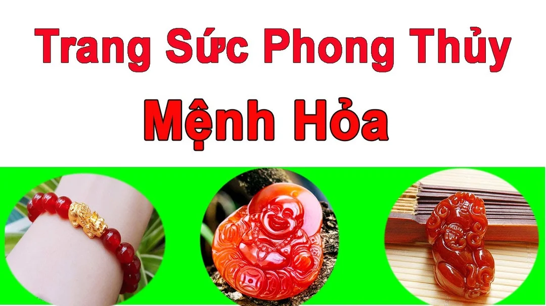 Video trang sức phong thủy cho người mệnh Hỏa