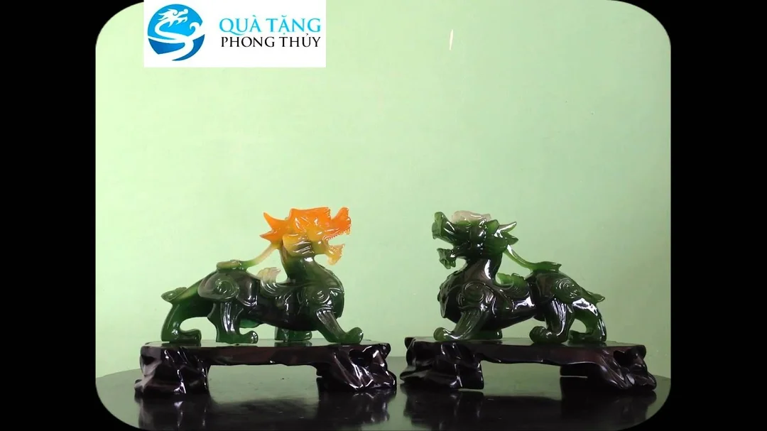 Video tỳ hưu phong thủy đá xanh
