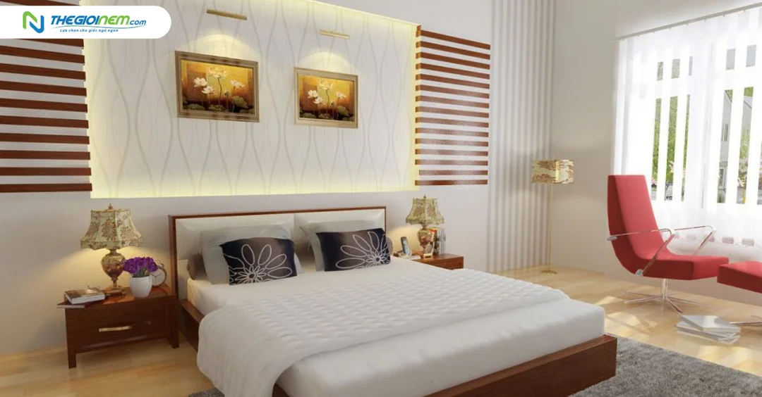 vật phẩm phong thủy phòng ngủ bằng đá thạch anh và vật trang trí dịu mắt